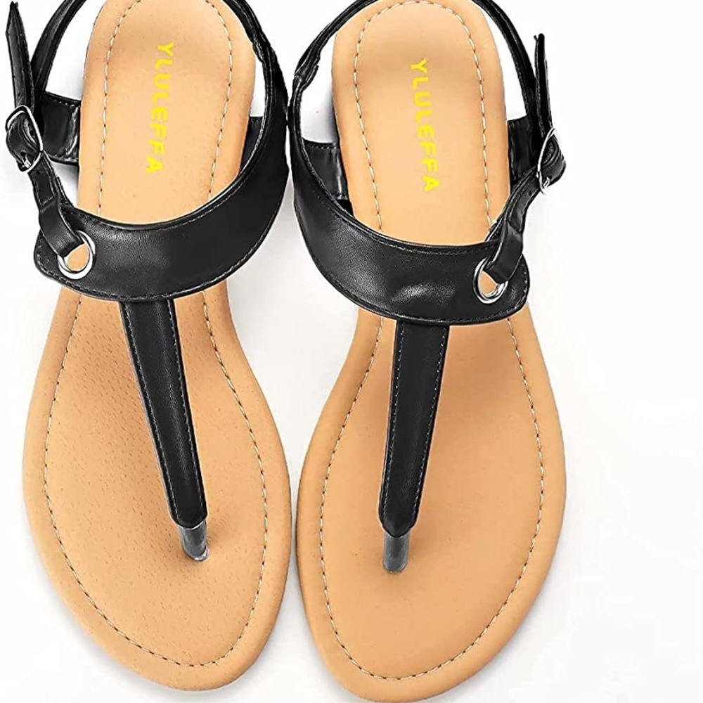 New womens Comfortable Cute Flat Thong Sandals size 9